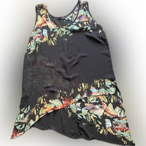 DEX Floral Sleeveless Women's Top